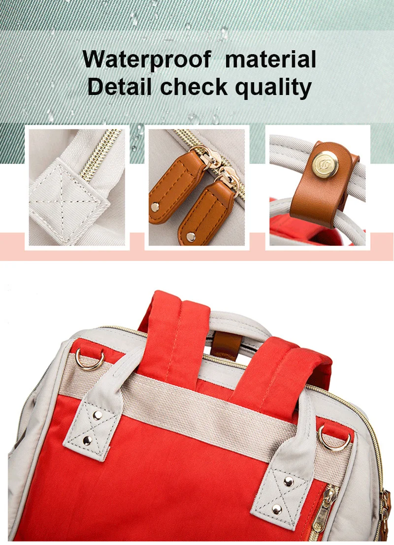 2019 New Baby Care Diaper Bag Travel Mummy Maternity Backpack For Baby Stroller Organizer Nappy Changing Bags Mother Bag  (16)