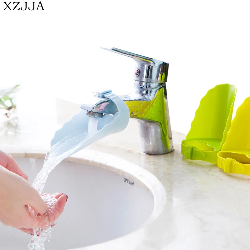 

XZJJA High Quality Adjustable Faucet Extender Bathroom Sink Accessories Convenient For Baby Washing Helper