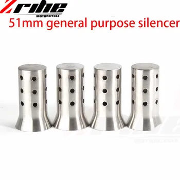 

for Universal Motorcycle Exhaust Muffler Adjustable Silencer Db Killer Pipe Tip For Motorcycle Racing 51MM High Quality