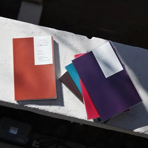 

Brief Design Pure Color Portable Notebook 13.2*20.8cm 208P Grid Paper Daily Notebook Korean Fashion Free Shipping