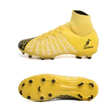 Водонепроницаемая обезьяна, футбольные бутсы для взрослых, уличные, Длинные шипы, футбольные бутсы с высоким берцем, футбольные бутсы, дышащая обувь