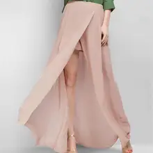 Женские черные макси юбки больших размеров 3XL сексуальные летние стильные женские повседневные длинные юбки с эластичным поясом для фитнеса