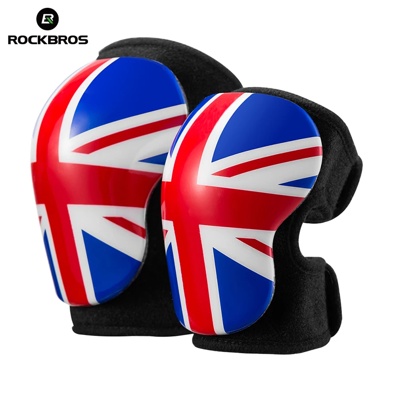 

ROCKBROS 4 Pieces Sport Safety Children Elbow Pads Knee Pads EPS Breathable Kids Knee Pads Cycling Skiing Child Arm Leg Protect