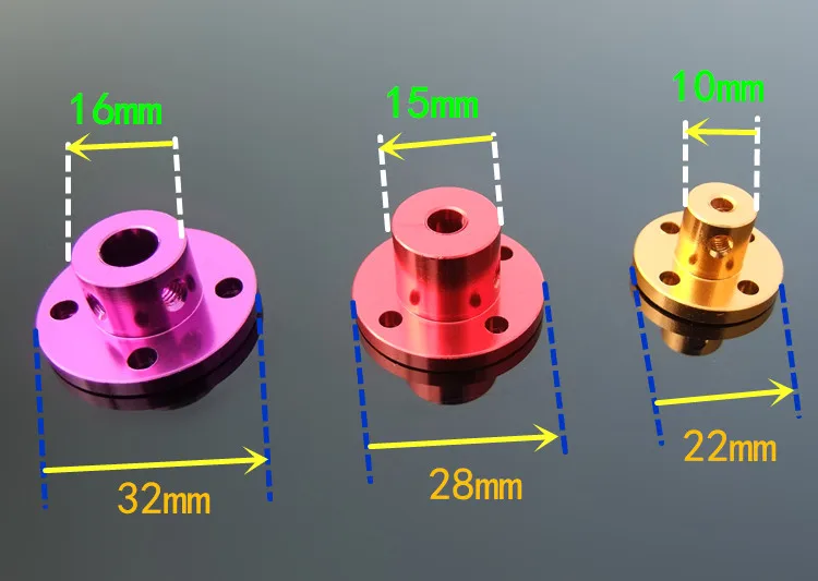 Фланцевая муфта из алюминиевого сплава 3 мм 4 мм 5 мм 6 мм 8 мм фиолетовая опорная ось вала сиденья 1 комплект