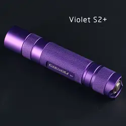 Конвой S2 + фиолетовый 2 U2-1A EDC светодио дный фонарик, факел, фонарь, самообороны, Отдых на природе света, лампа, для велосипеда
