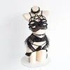 Ruibbit-conjunto íntimo de corazón ahuecado para mujer, camisolas de Cosplay de Anime, ropa interior transparente de Lolita, Tops y cinturón, anillo de cuello ► Foto 1/5