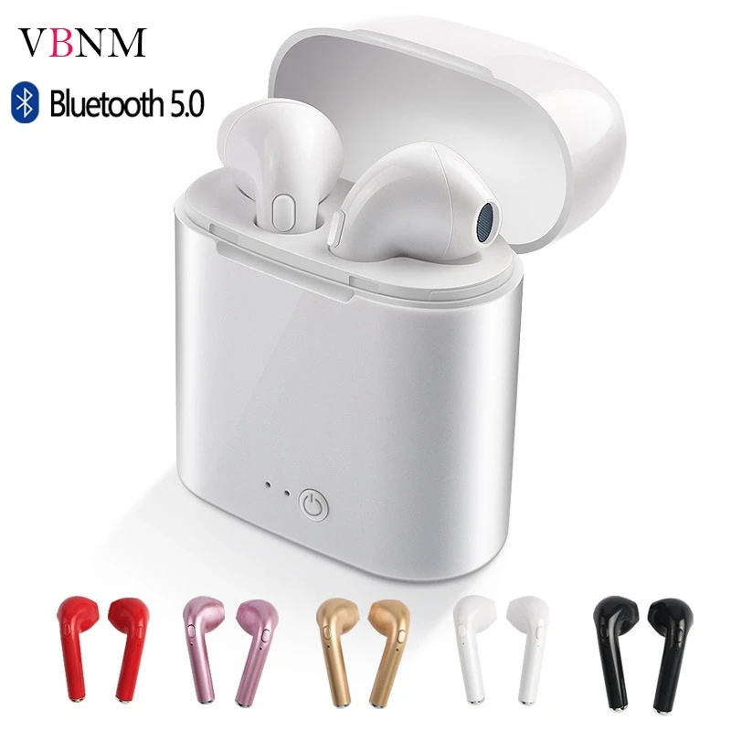 

Wireless Earpiece Bluetooth Earphones I7 i7s TWS sport Earbuds Headset With Mic For smart Phone iPhone Xiaomi Samsung Huawei LG
