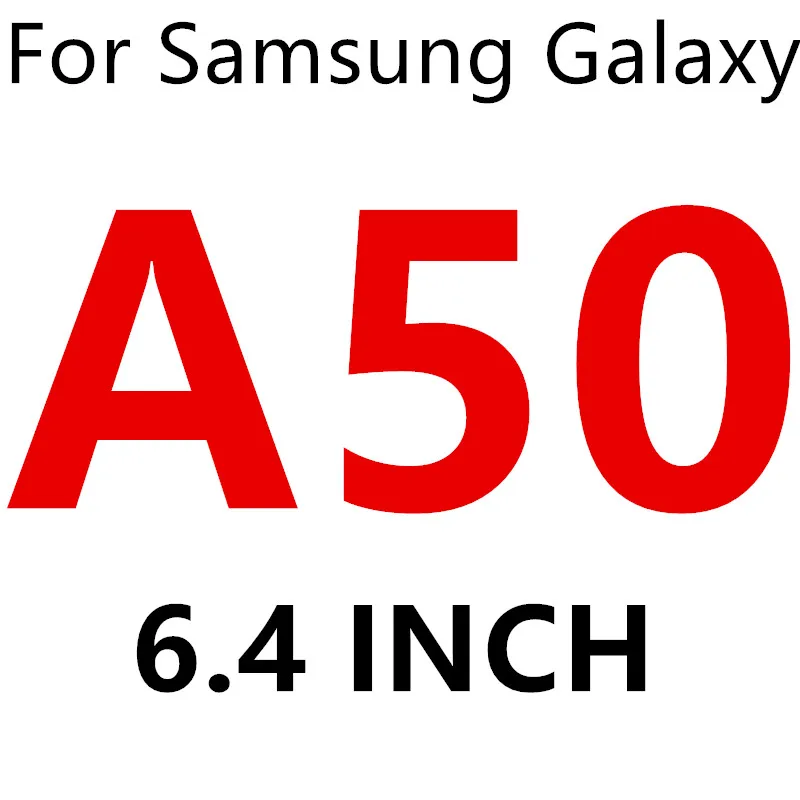 Для samsung Galaxy A30 A40 A50 A60 A70 M10 M20 A6 A8 J4 J6 A3 A5 A7 закаленное Стекло J1 J2 J3 J5 J7 Экран протектор - Цвет: A50