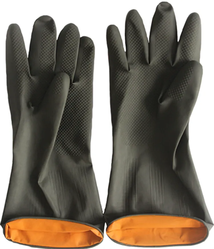 

Black Industrial Latex Glove SUN protective working gloves SP