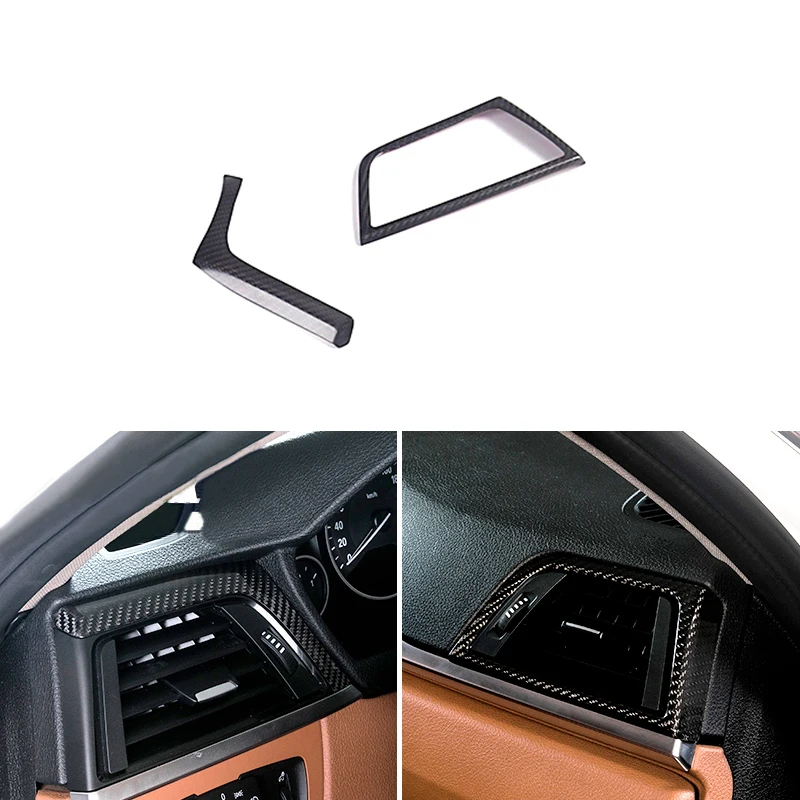 2x 100% Carbon Fiber Side Air Outlet Cover Trim For BMW 3 Series F30 F31 13-15 &amp 3GT F34 14-16 4 F32 F33 F36 2014-2017 | Автомобили и