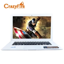 CrazyFire Фирменная Новинка 4 ГБ оперативной памяти и 320 ГБ HDD Intel Celeron J1900 Quad Core ноутбук HDMI Windows 10 игровых ноутбуков ноутбук