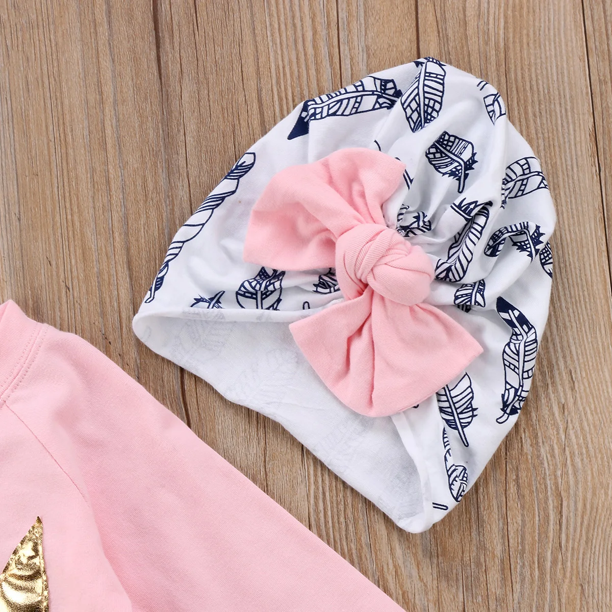 Очаровательные розовые топы с короной для маленьких девочек, футболка+ штаны, комплекты одежды, шляпа, 3 предмета, размер От 0 до 4 лет