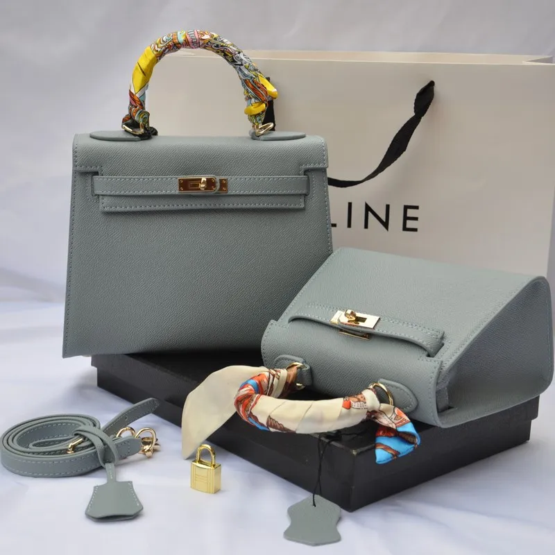 Nueva llegada bolso de cuero genuino de moda para mujer de lujo de alta calidad bolso de hombro de cuero Real bolso bandolera patrón de impresión de Palma