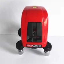 2016 Горячая Продажа Бесплатная Доставка A8826D 360 360degree Наливные Креста Лазерный Уровень 1V1H Красный 2 Линия 1 Балл