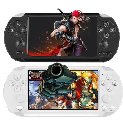 X9 S 5 1 дюймовый HD экран двойной джойстик Ручной игровой плеер ТВ выход MP3 фильм
