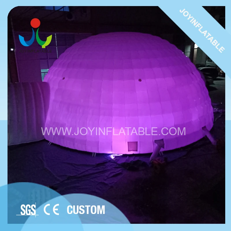 Dia 12m Inflatable Dome Tent  With Decorative LED light For Ourdoor Party Event 4
