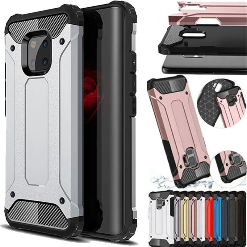 

For Huawei Mate 20 10 X P30 P20 P10 Lite Pro Nova 3 4 Psmart Plus Hybrid Armor Cover For Honor Note 10 9 Lite 8X Play phone Case