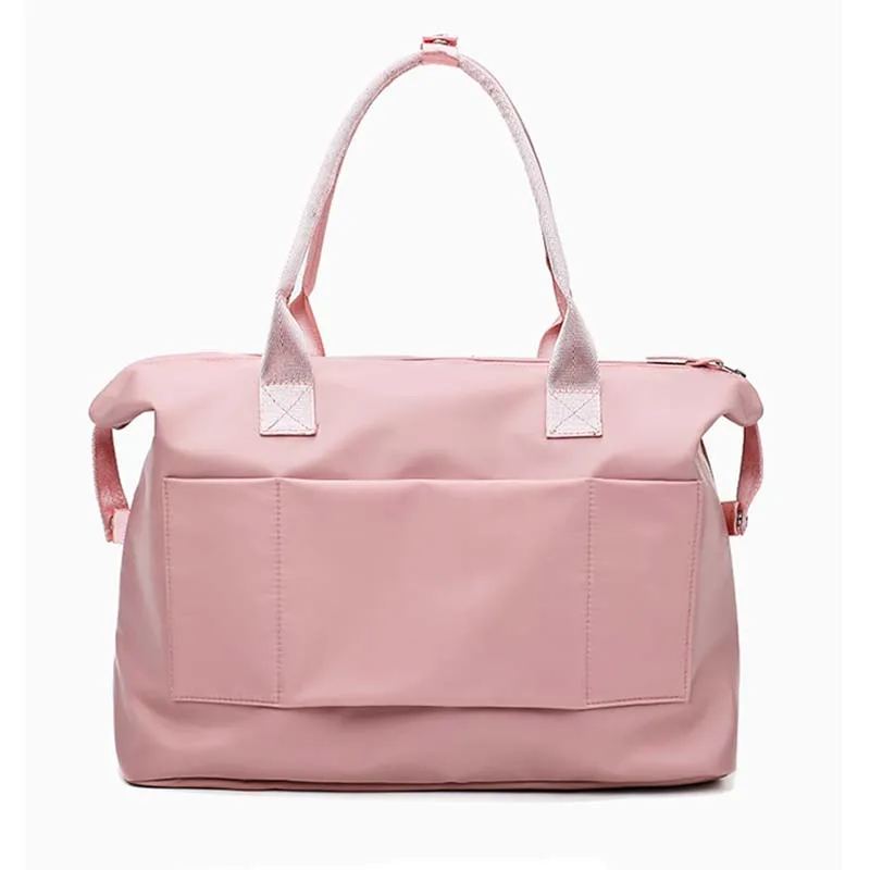 Новинка, Женская дорожная сумка, черная, розовая, с блестками, сумка на плечо, женская сумка, женская сумка, для выходных, портативная, спортивная сумка, водонепроницаемые сумки