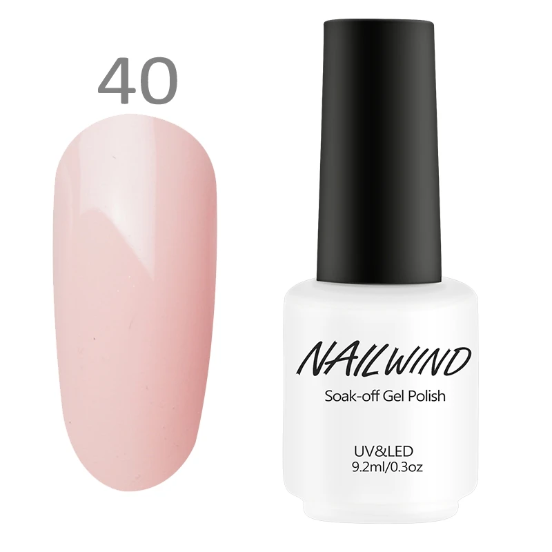 NAILWIND лак для ногтей 9,2 мл УФ цветной гель лак для ногтей акриловый гель Лаки резиновая основа для наращивания ногтей дизайн маникюра - Цвет: 40