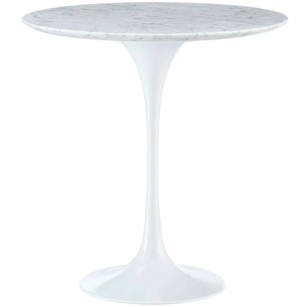 White Lippa 20 Marble Side Table