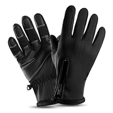 Ветрозащитные спортивные перчатки с сенсорным экраном для мужчин и женщин, ветрозащитные водонепроницаемые перчатки на молнии