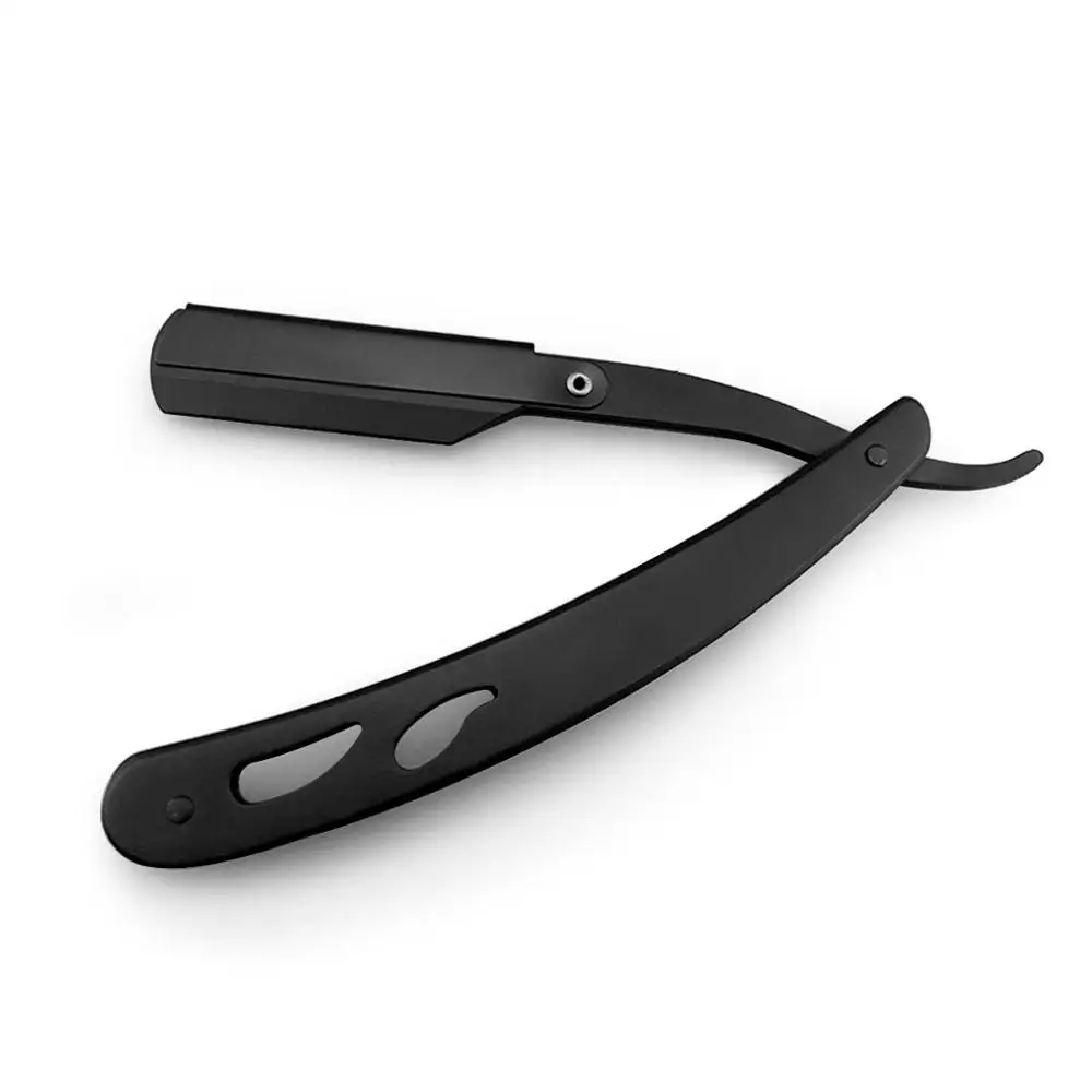 

Men's Straight Razor Great Razor for shaving men barber classic razor black， 1PC