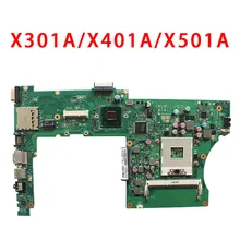 X301A X401A X501A laptop motherboard for ASUS support CPU I3 I5 tested Ok and Top quality in stock