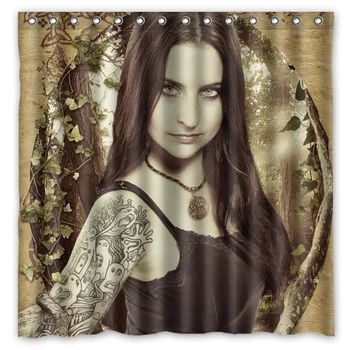 

72"x72" Waterproof Shower Curtain Bathroom Curtain Eluveitie Eco-Friendly Bath Curtains Welcome Custom