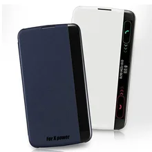 Чехол для LG X power Smart Quick Cover флип-чехол с окошком для LG X power K210 K220 кожаный чехол для LG X power K220ds