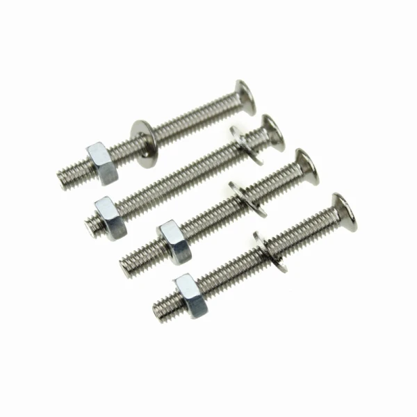 300 Pieces Silver Steel Screw Fixer For PC Computer Fan Screws M4 X