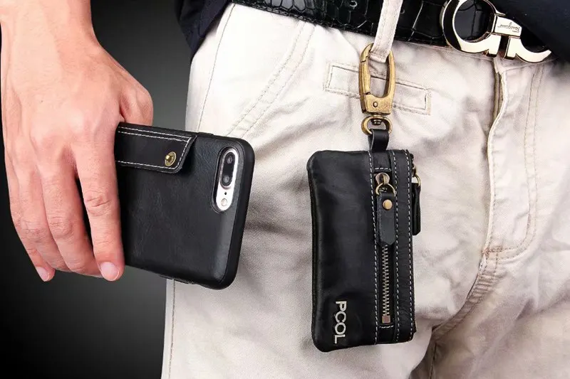 Чехол для Iphone 7 8 Plus, подвесной чехол на талию, чехол для Apple Funda Etui, роскошный кожаный кошелек, чехол для телефона, чехол, чехол, сумки