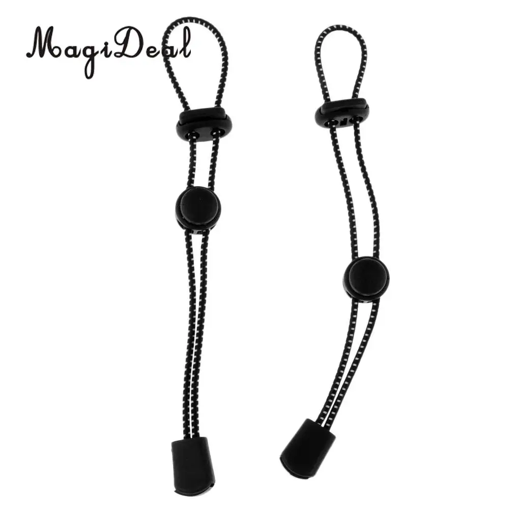 2 Pieces Outdoor Walking Stick Holder Elastic Wrist Strap for Backpack Hiking Pole Canes Alpenstocks Fixing Buckle Security