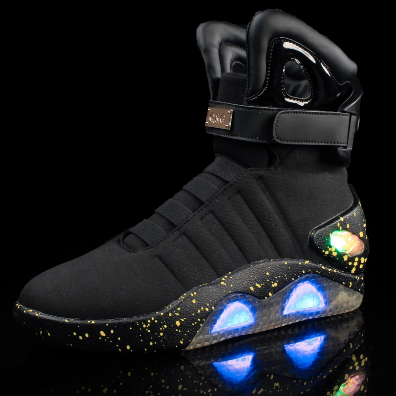  STRONGSHEN USB Charging Led Children Shoes With Light Up Kids Casual Boys&Girls Luminous Sneakers G - 32898786963