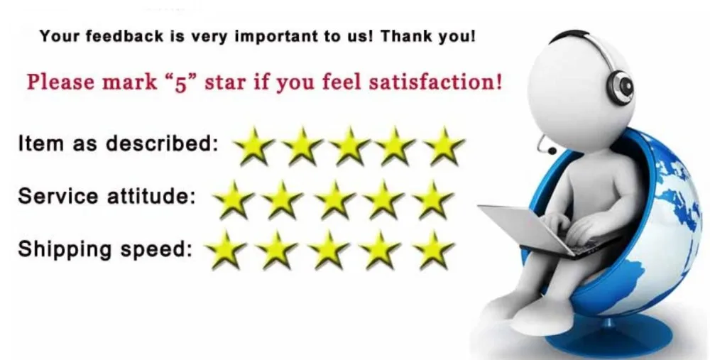 5 star feedback