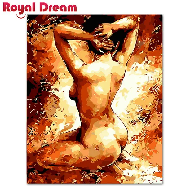 

Abstract nude girl Abstract Painting Diy Digital Painting By Numbers Modern Wall Art Picture For Home Wall Artwork