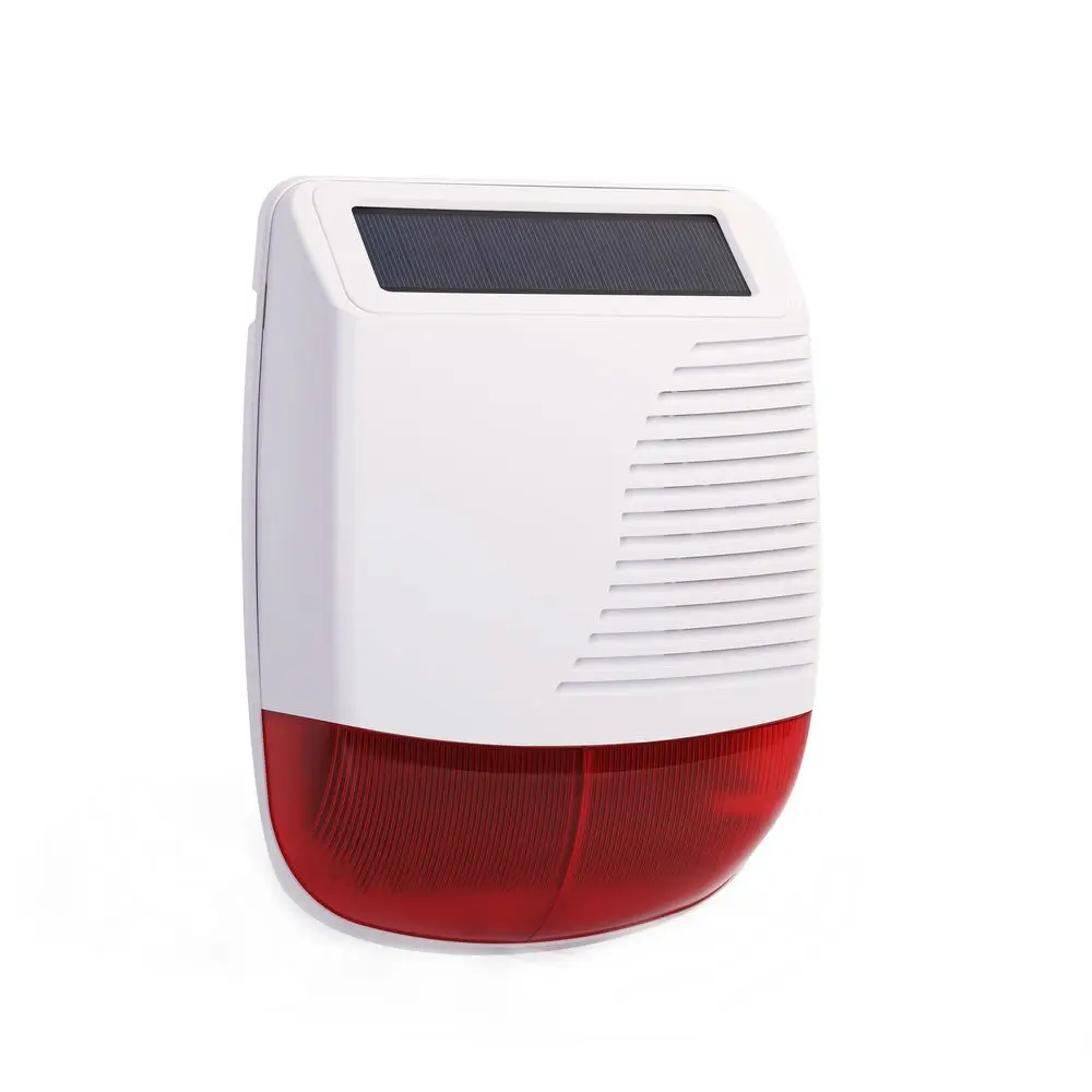 SmartYIBA WIFI APP Control Solar Powered Siren WIFI Security Alarm Door/Motion Alarm Kits Wireless GSM Alarmes For Home Safety