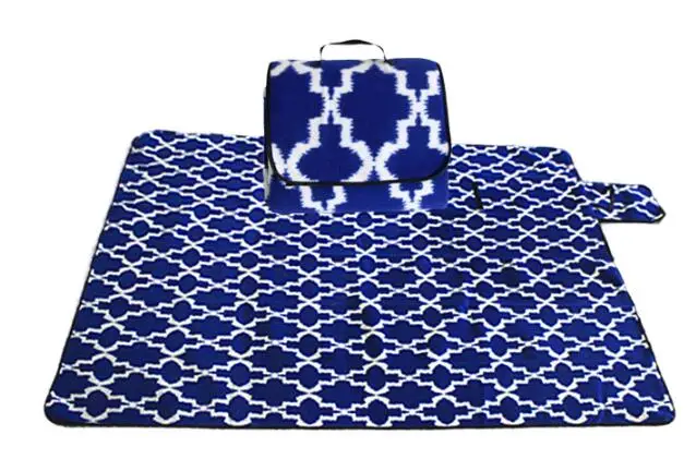 Складной коврик для отдыха на природе, коврик для пикника, коврик, одеяло, детский плед, водонепроницаемое влагостойкое пляжное одеяло, коврик - Цвет: blue 1