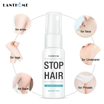 

Lanthome Skin Smooth Repair Essence Painless Hair Remove Spray Stop Hair Growth Shrink Pores Inhibitor