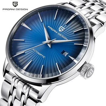 

PAGANI DESIGN Mens Luxury Automatic Mechanical Watches 30M Waterproof Full Stainless Steel Men Male Business Gift Wristwatches