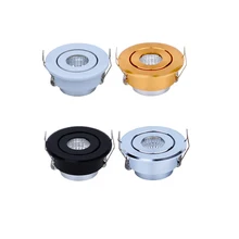 Диммируемый светодиодный светильник COB Потолочный Точечный светильник 3 Вт AC85-265V потолочный встраиваемый освещение внутреннее освещение