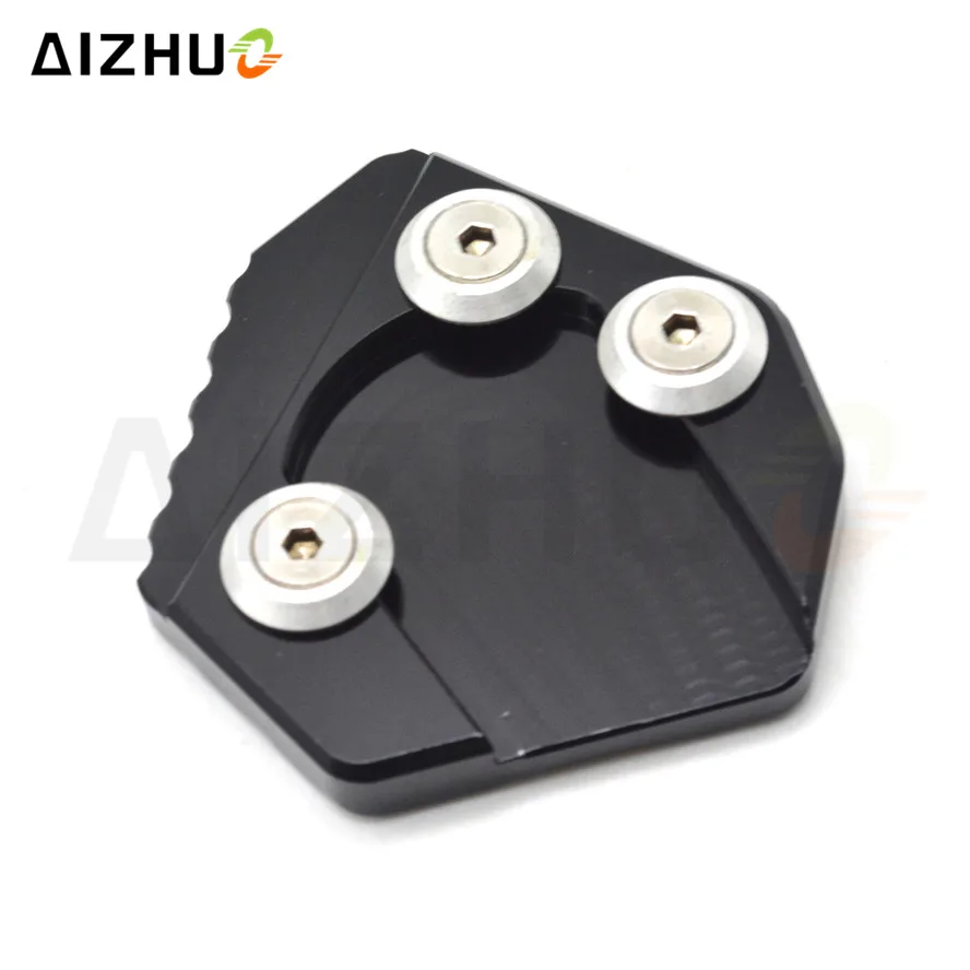 

Motorcycle CNC Aluminum Side Stand Enlarge Pad Kickstand Side Stand Extension Plate For Yamaha YZF R1 1999 2000 2001 2002-2014