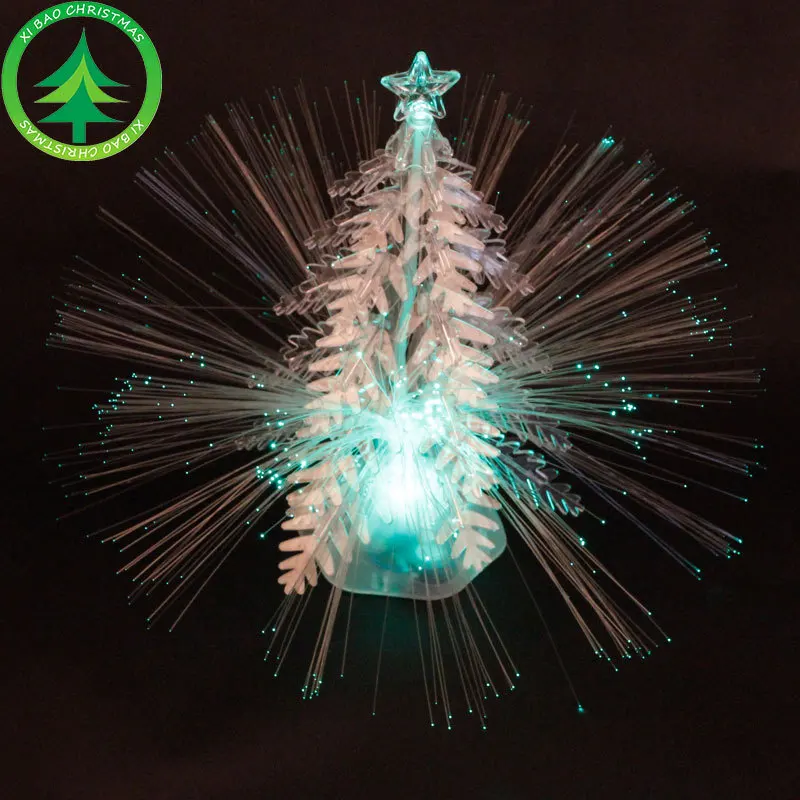 Mini Glowing Christmas Tree Small Pine Tree USB Artificial DIY