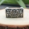 Bracelet perle viking loup et celte, accessoires, diamètre intérieur 6x12mm, 1 pièce ► Photo 1/4