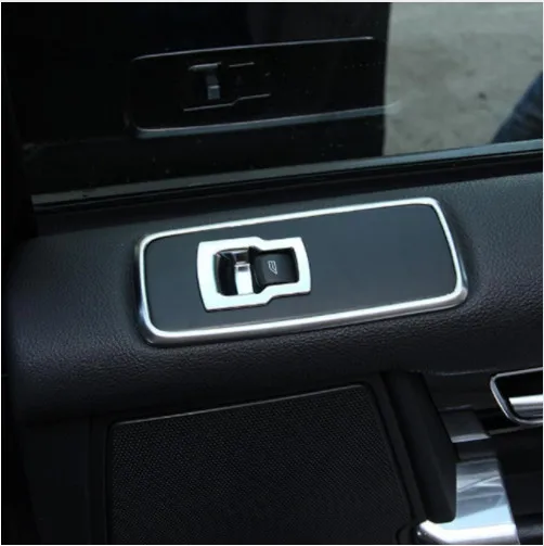 Chrome Car Interior Door Window Button Cover Trim For Land Rover