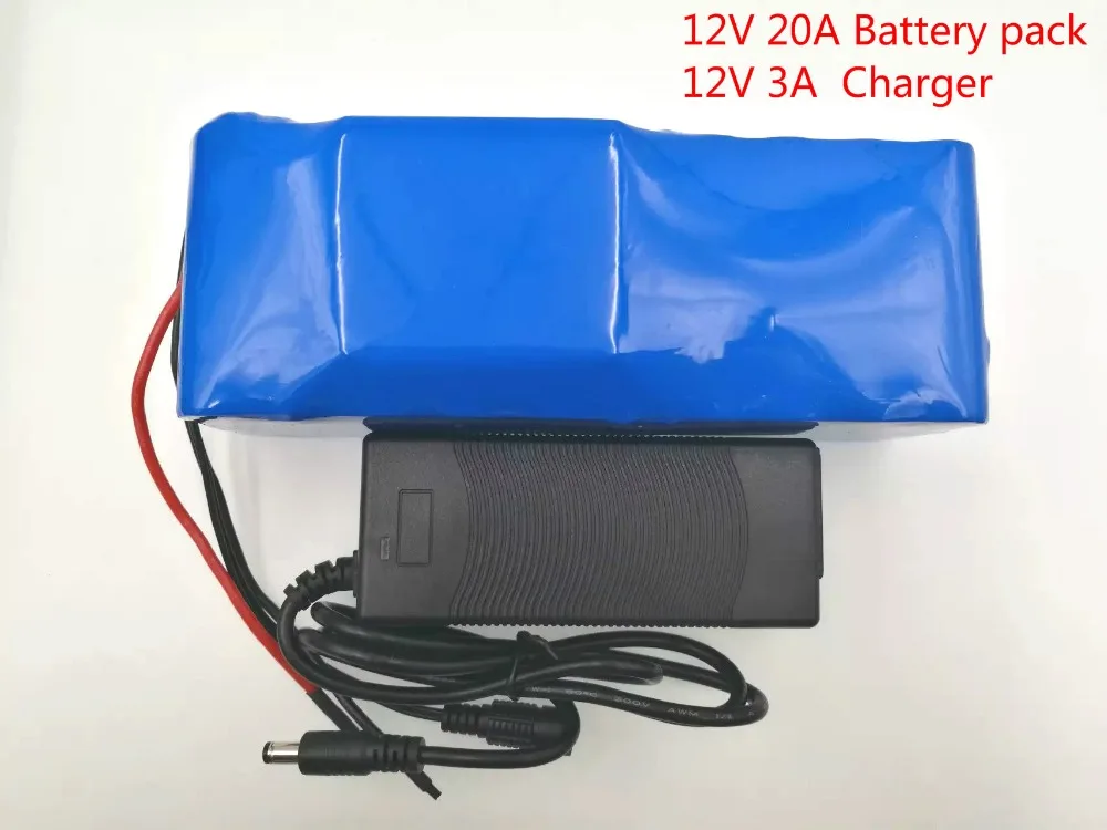 12V 20AH 18650 lithium battery 60A Current xenon Lamp lithium battery 12.6 V high-capacity miner's lamp battery