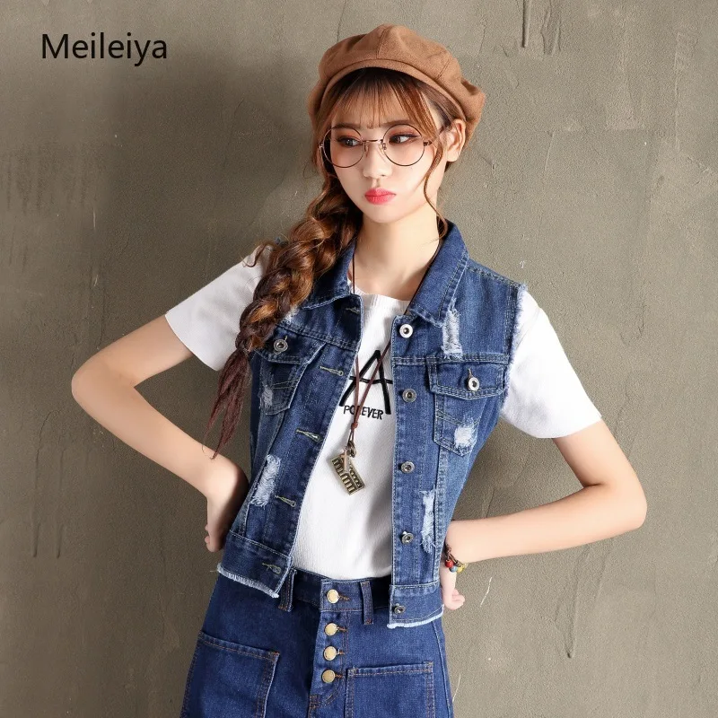 astounding  Women Plus Size S-XXL Spring Summer Korean Short Jackets Stretch Short-sleeved Denim Jacket Thin Li