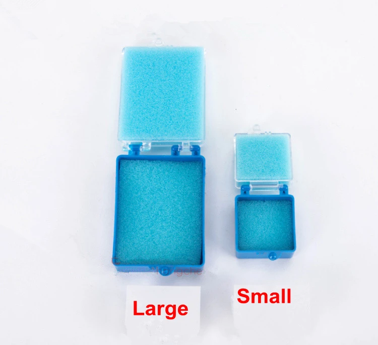 

40pcs Dental Lab Materials Packaging Box Plastic Box with Foam Inserts For Single Crowns And Bridge Large / Small