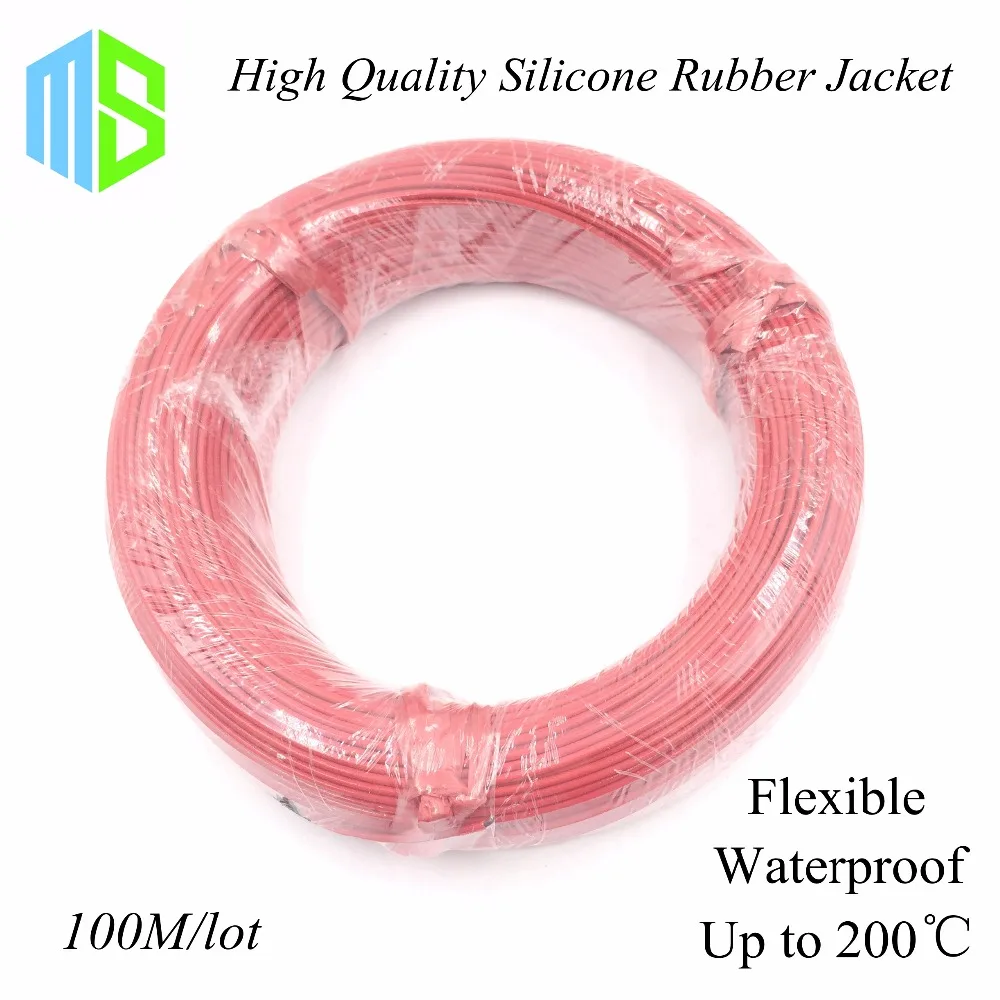 

2.3mm 24K/17ohm high quality furtulon carbon fiber Floor silicone carbon fiber heating cable of warm hotline home system
