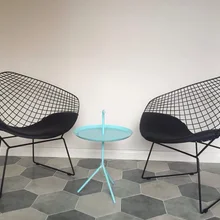 Современный металлический стальной проволочный ромбовидный стул, стул для отдыха с бриллиантами, стальной проволочный стул с бриллиантами, металлический Chair-2PCS Bertoia