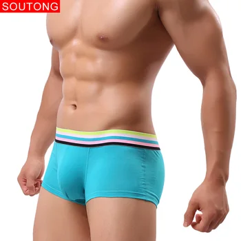 

Soutong Mens Underwear Boxers Man Boxer Shorts Brand Male Panties Boxer Homme Male Panties Cotton Print Boxer Men Underwear